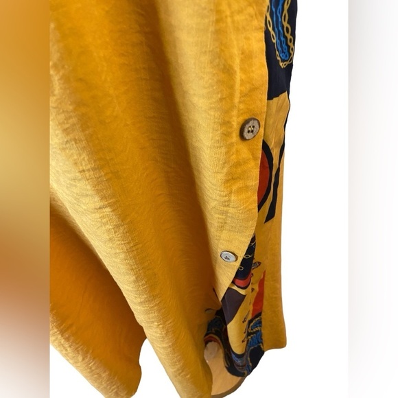Yellow Traditional Ethnic Long Dress - Picture 7 of 16